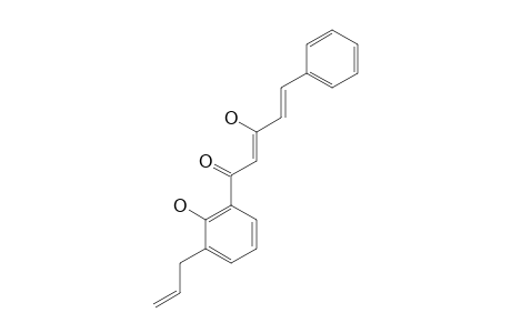 1-(2-HYDROXY-3-ALLYLPHENYL)-5-PHENYLPENT-3-HYDROXY-2,4-DIEN-1-ONE