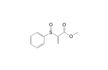 2-(PHENYLSULFINYL)ACRYLIC ACID, METHYL ESTER