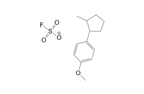 1-(4'-METHOXYPHENYL)-2-METHYL-CYCLOPENTYL-CATION