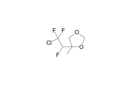 4-[2'-Chloro-1',2',2'-trifuoroethyl]-4-methyl-1,3-dioxolane