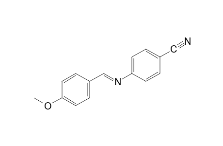 p-[(p-methoxybenzylidene)amino]benzonitrile