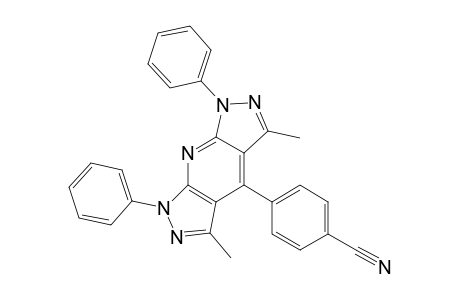 4-(4'-CYANOPHENYL)-3,5-DIMETHYL-1,7-DIPHENYL-BISPYRAZOLO-[3,4-B;4',3'-E]-PYRIDINE