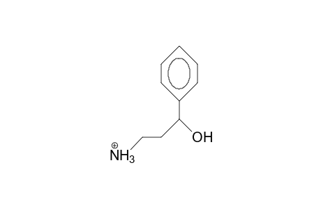 3-Ammonio-1-phenyl-1-propanol cation