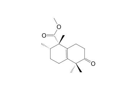 (1S*,2S*)-1-METHOXYCARBONYL-6-OXO-1,2,5,5-TETRAMETHYL-1,2,3,4,5,6,7,8-OCTAHYDRONAPHTHALENE