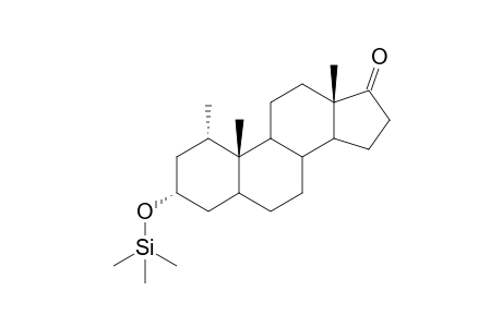 1.alpha.-Methyl-5.alpha.-androstan-3.alpha.-ol-17-one, O-TMS