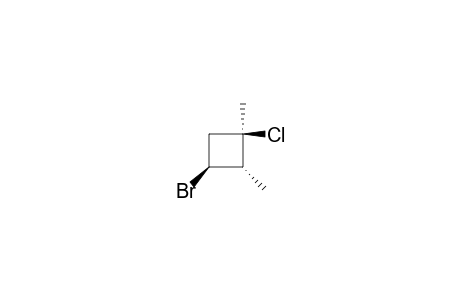 Cyclobutane, 3-bromo-1-chloro-1,2-dimethyl-, (1.alpha.,2.alpha.,3.beta.)-