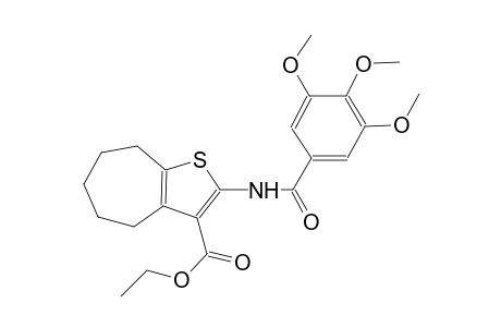 ethyl 2-[(3,4,5-trimethoxybenzoyl)amino]-5,6,7,8-tetrahydro-4H-cyclohepta[b]thiophene-3-carboxylate