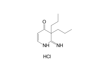 2,3-dihydro-3,3-dipropyl-2-imino-4(1H)-pyridone, monohydrochloride