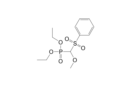 Diethyl 1-methoxy-1-phenylsulfonylmethanephosphonate