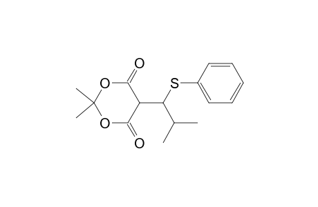 1,3-Dioxane-4,6-dione, 2,2-dimethyl-5-[2-methyl-1-(phenylthio)propyl]-