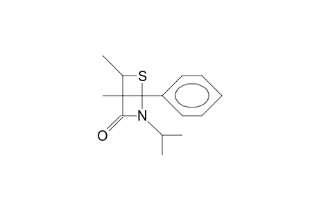 2-Isopropyl-4,5-dimethyl-1-phenyl-6-thia-2-aza-bicyclo(2