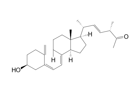 27-Nor-9,10-secoergosta-5,7,10(19),22-tetraen-25-one, 3-hydroxy-, (3.beta.,5Z,7E,22E,24.xi.)-