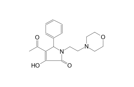 Pyrrol-2(5H)-one, 4-acetyl-3-hydroxy-1-[2-(4-morpholyl)ethyl]-5-phenyl-