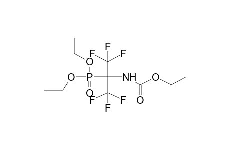 O,O-DIETHYL-1-(ETHOXYCARBONYL)AMINO(PERFLUORO-1-METHYLETHYL)PHOSPHONATE