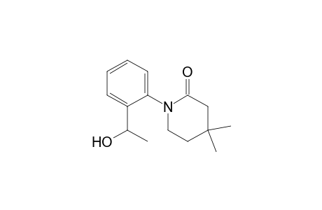 1-[2-(1-Hydroxyethyl)phenyl]-4,4-dimethylpiperidin-2-one