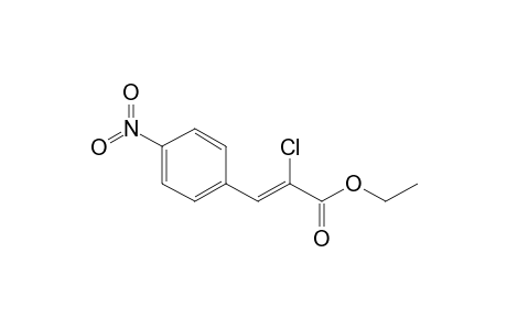 (Z)-2-chloro-3-(4-nitrophenyl)-2-propenoic acid ethyl ester