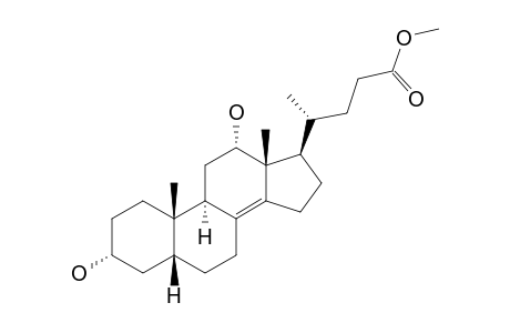 3,12-DIHYDROXY-METHYL-5-BETA-CHOL-8(14)-ENOATE