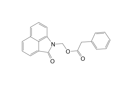 Benzeneacetic acid, (2-oxobenz[cd]indol-1(2H)-yl)methyl ester