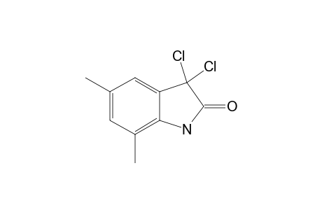 3,3-DICHLORO-5,7-DIMETHYL-2,3-DIHYDRO-INDOL-2-ONE