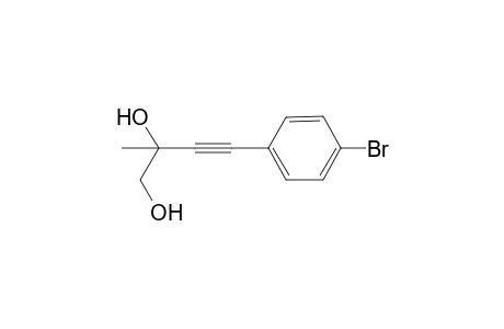 4-(4-Bromophenyl)-2-methylbut-3-yne-1,2-diol