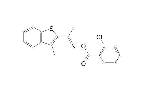 methyl 3-methylbenzo[b]thien-2-yl ketone, O-(o-chlorobenzoyl)oxime