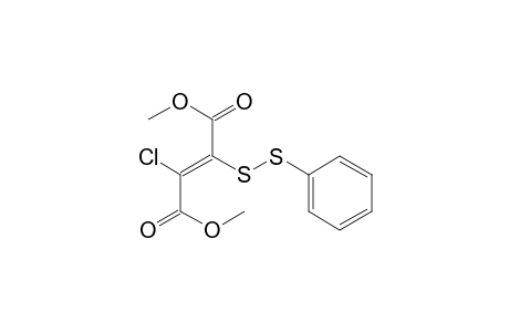 2-Butenedioic acid, 2-chloro-3-(phenyldithio)-, dimethyl ester, (E)-