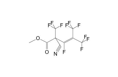 2-CYANO-2,4-BIS(TRIFLUOROMETHYL)-3,5,5,5-TETRAFLUOROPENT-3-ENOIC ACID,METHYL ESTER