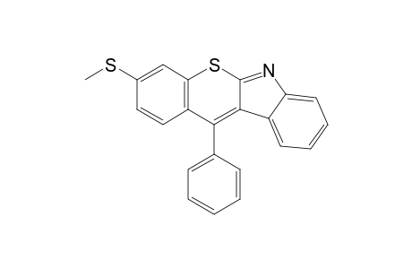 3-(Methylsulfanyl)-11-phenylthiochromeno[2,3-b]indole