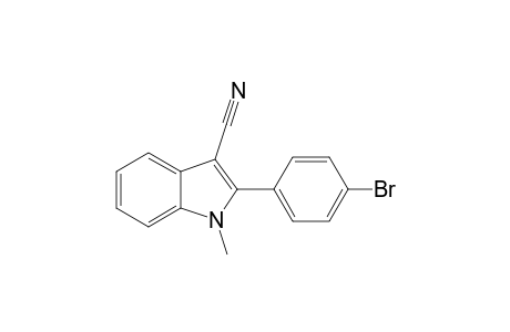 2-(4-Bromophenyl)-1-methyl-1H-indole-3-carbonitrile