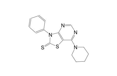 3-Phenyl-7-piperidin-1-yl-3H-thiazolo[4,5-d]pyrimidine-2-thione