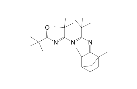 N(2)-(2',2'-Dimethylpropanoyl)-2,2-dimethyl-N(1)-(1".3".3"-trimethylbicyclo[2.2.1]hept-2"-ylidene) propanamidine