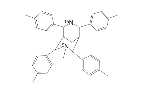 7-METHYL-2,4,6,8-TETRAKIS-(4-METHYLPHENYL)-3,7-DIAZABICYCLO-[3.3.1]-NONANE