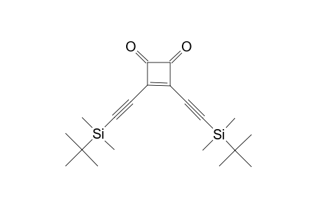 3,4-BIS-[(TERT.-BUTYLDIMETHYLSILYL)-ETHYNYL]-3-CYCLOBUTENE-1,2-DIONE