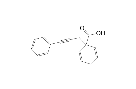 1-(3-Phenyl-2-propynyl)-2,5-cyclohexadiene-1-carboxylic acid