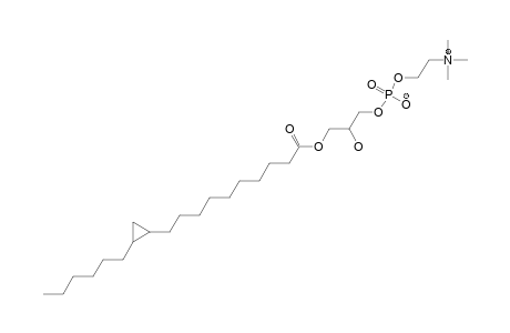 1-O-(CIS-11',12'-METHYLENEOCCTADECANOYL)-SN-GLYCERO-3-PHOSPHOCHOLINE