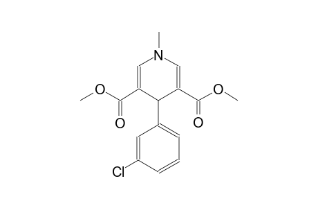 Dimethyl 4-(3-chlorophenyl)-1-methyl-1,4-dihydro-3,5-pyridinedicarboxylate