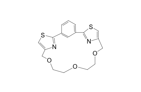 1,3-BIS-(THIAZOLYL)-BENZENE-CORONAND-18-C-5;BBC-18-C-5