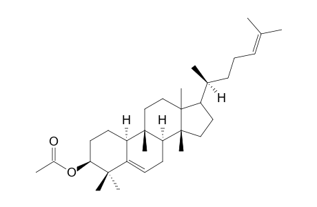 ANTIQUOL-B-ACETATE;19(10->9)-ABEO-8-ALPHA,9-BETA,10-ALPHA-EUPHA-5,24-DIENE-3-BETA-OL-ACETATE