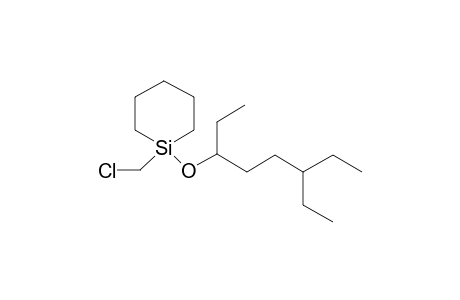 1-(Chloromethyl)-1-[(1,4-diethylhexyl)oxy]silinane