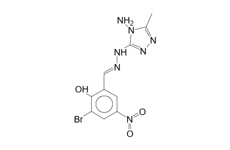 4-Amino-3-(3-bromo-2-hydroxy-5-nitrobenzylidenehydrazino)-5-methyl-4H-1,2,4-triazole