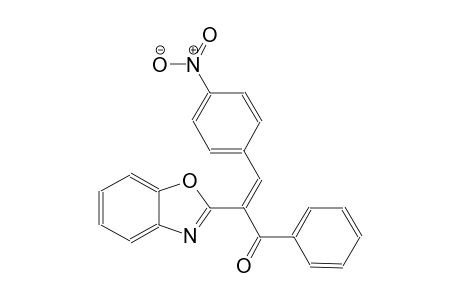 (2E)-2-(1,3-benzoxazol-2-yl)-3-(4-nitrophenyl)-1-phenyl-2-propen-1-one