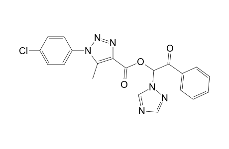 .omaga.-[1-(4-Chlorophenyl)-5-methyl-1,2,3-triazole-4-carbonyl]-.omaga.-(1H-1,2,4-triazol-1-yl)acetophenone