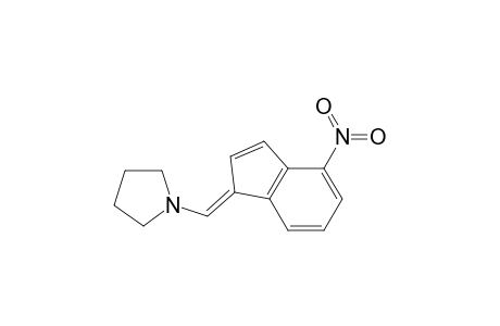 1-[(4-Nitro-1H-inden-1-ylidene)methyl]pyrrolidine