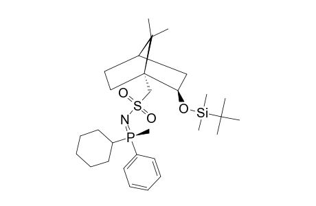 (S(P))-[(1S,2R)-O-(TERT.-BUTYLDIMETHYLSILYL)-ISOBORNYL-10-SULFONAMIDYL]-CYCLOHEXYLMETHYLPHENYLPHOSPHINIMINE