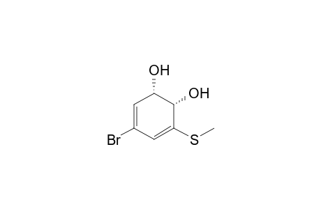 (1S,2S)-4-Bromo-6-(methylsulfanyl)cyclohexa-3,5-diene-1,2-diol