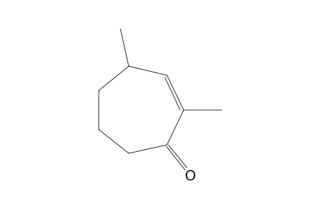 2-Cyclohepten-1-one, 2,4-dimethyl-, (.+-.)-