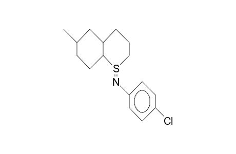 N-(4-Chlorophenyl)-6a-methyl-cis-1-thiadecalin-1b-imide