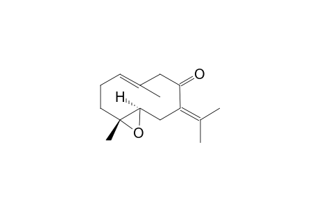 Rel-(1R,6E,10R)-6,10-Dimethyl-3-(1-methylethylidene)-11-oxabicyclo[8.1.0]undec-6-en-4-one