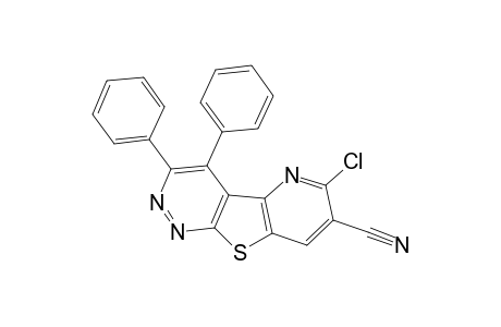 7-Cyano-6-chloro-3,4-diphenylpyrido[2',3':4,5]thieno[2,3-c]pyridazine