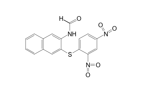 N-{3-[2,4-DINITROPHENYL)THIO]-2-NAPHTHYL}FORMAMIDE